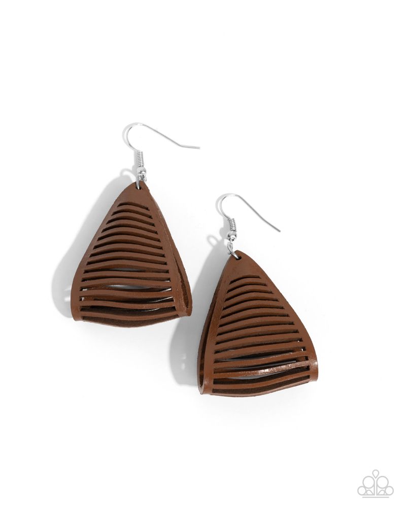 In and OUTBACK Brown Earrings