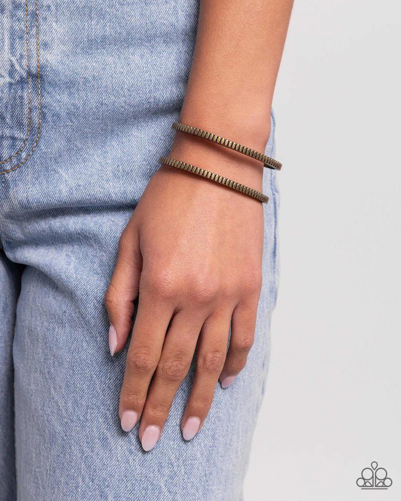 Prehistoric Passion Brass Bracelet