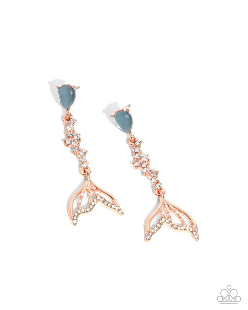 Mermaid Motivation Copper Posts
