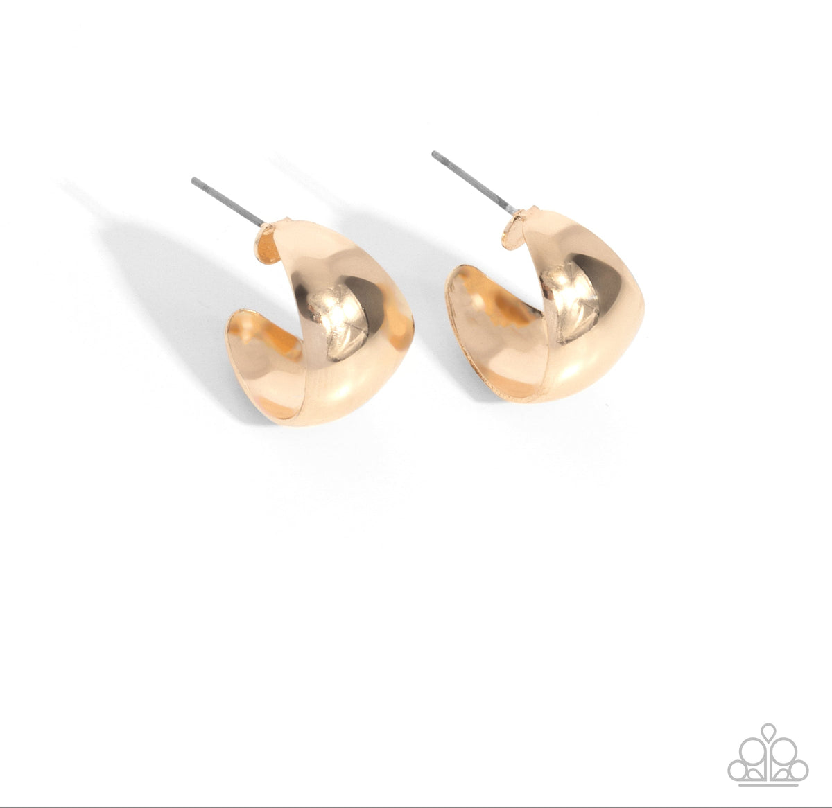 Suddenly Shiny Gold Hoops