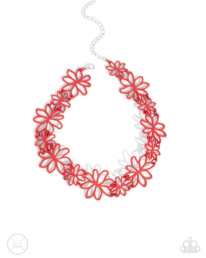 Bouquet Blend Red Necklace