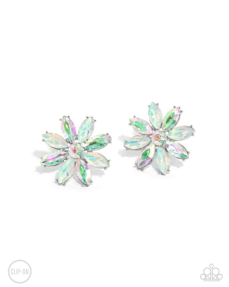 Maiden Makeover Green Clip On Earrings