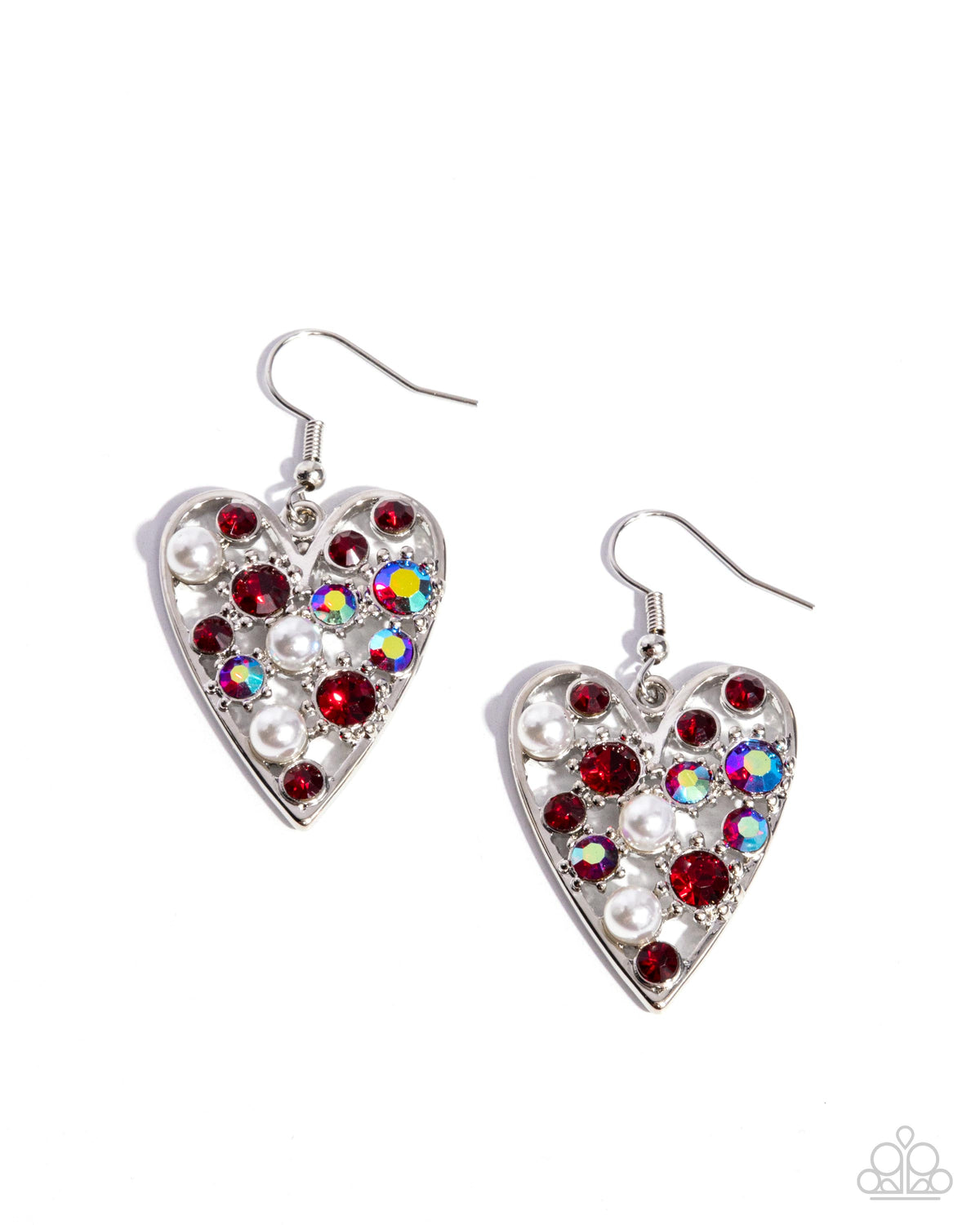 Unbelievable Shimmer Red Earrings