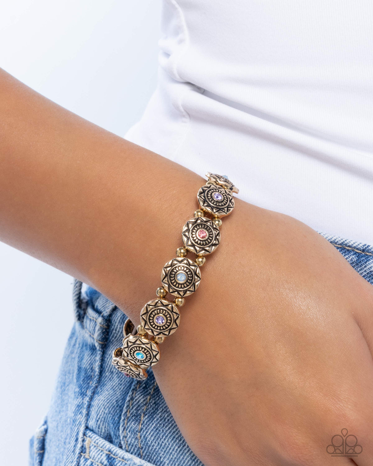 Traveling Texture Purple Bracelet