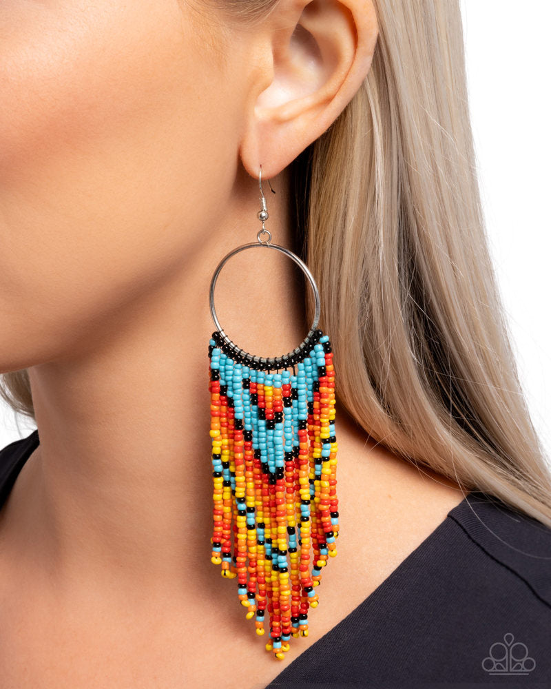 Waving the Banner Multi Earrings