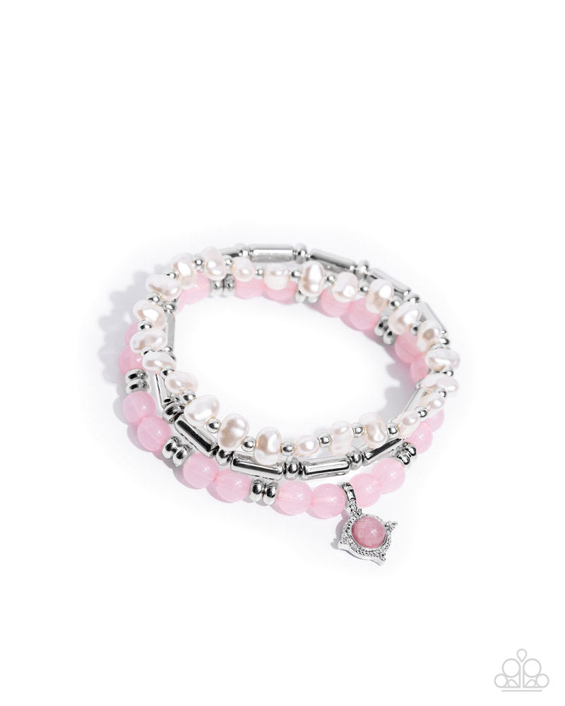 Testing the Waters Pink Bracelet