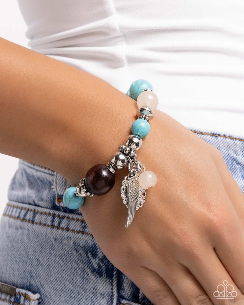 Earthy Eclecticism Blue Bracelet