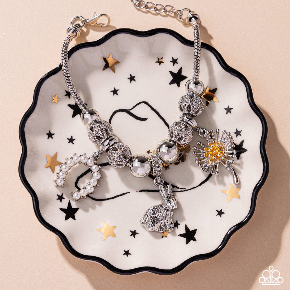 Graceful Godsend White Bracelet