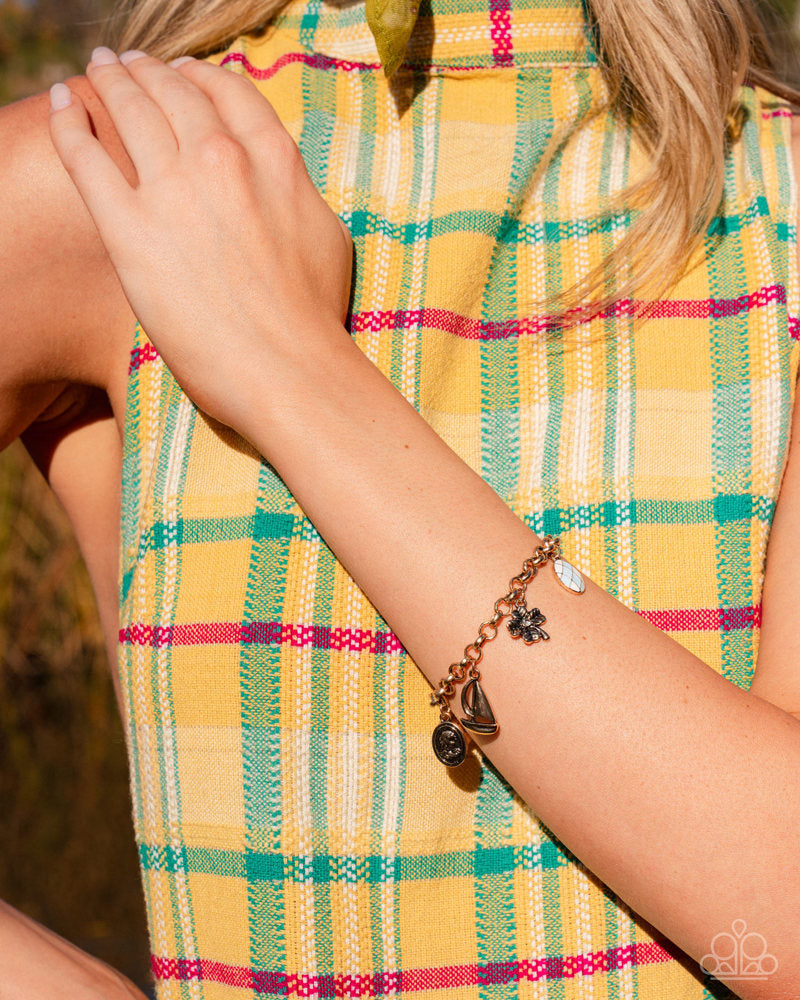 Sailing Through Life Gold Bracelet