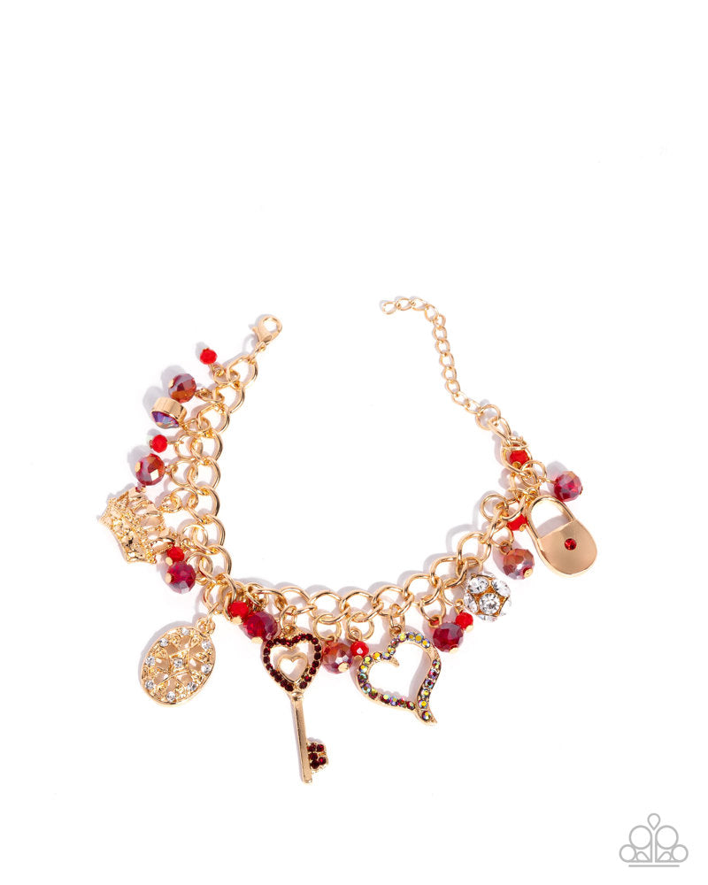 Queen of the Party Red Bracelet
