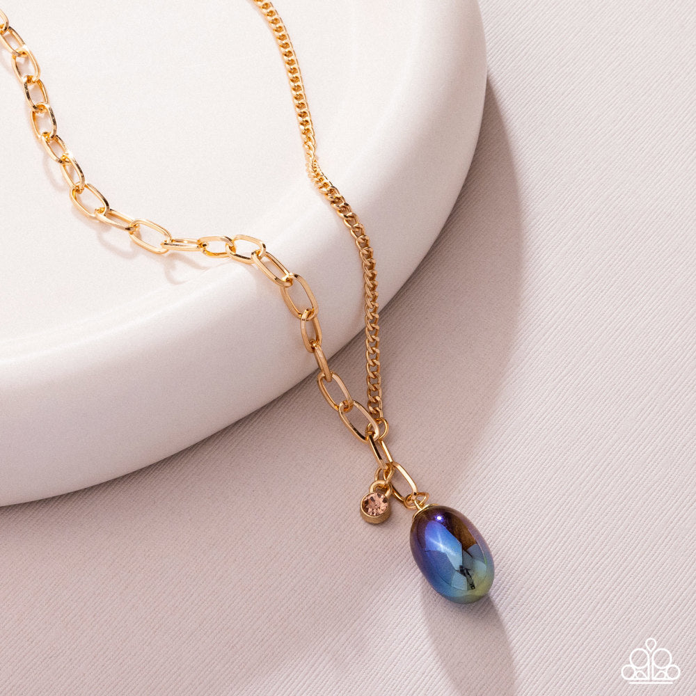 Polished Passage Brown Necklace