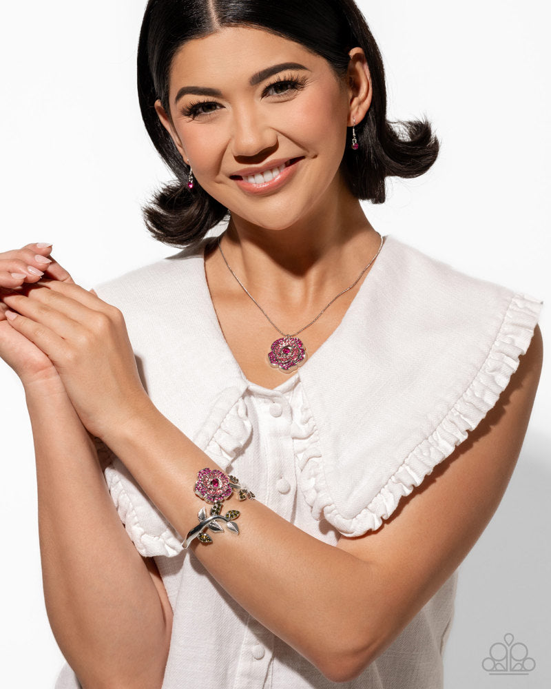 Bewitching Belle Pink Hinge Bracelet