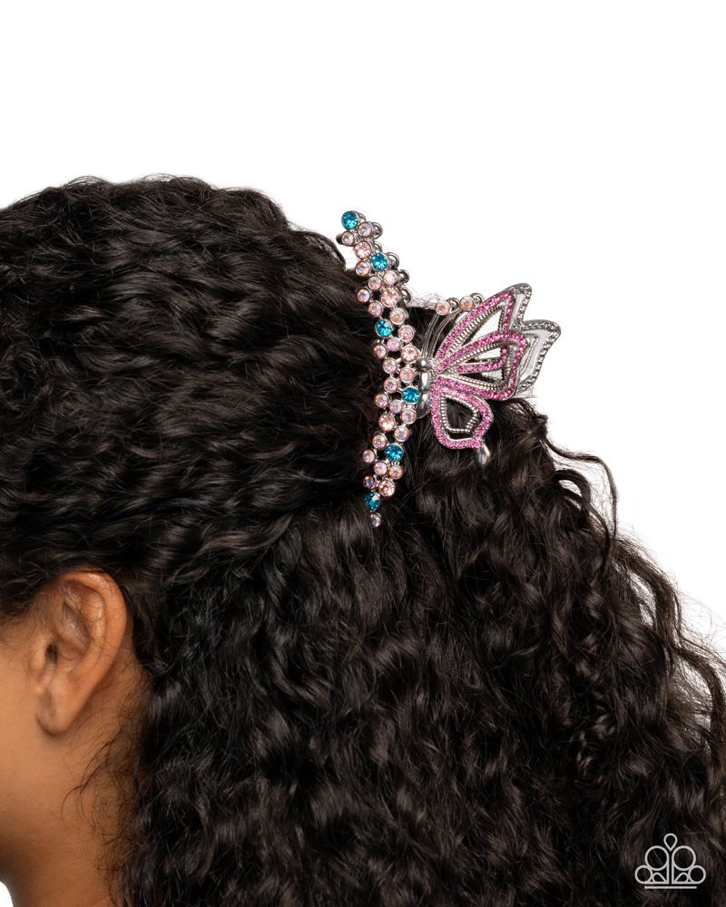 Admirable Administration Pink Hair Clip