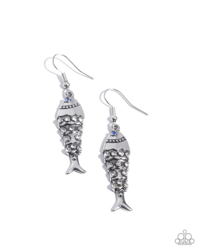 Coastal Cast Blue Earrings