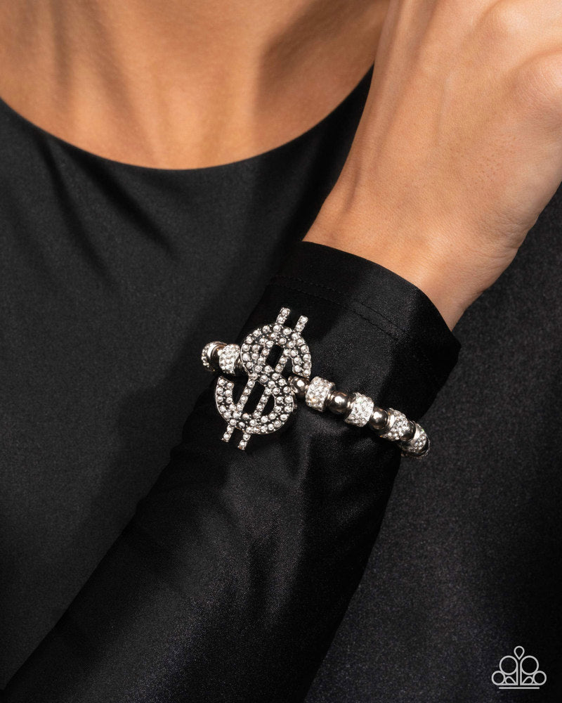 Wealthy Whimsy White Bracelet