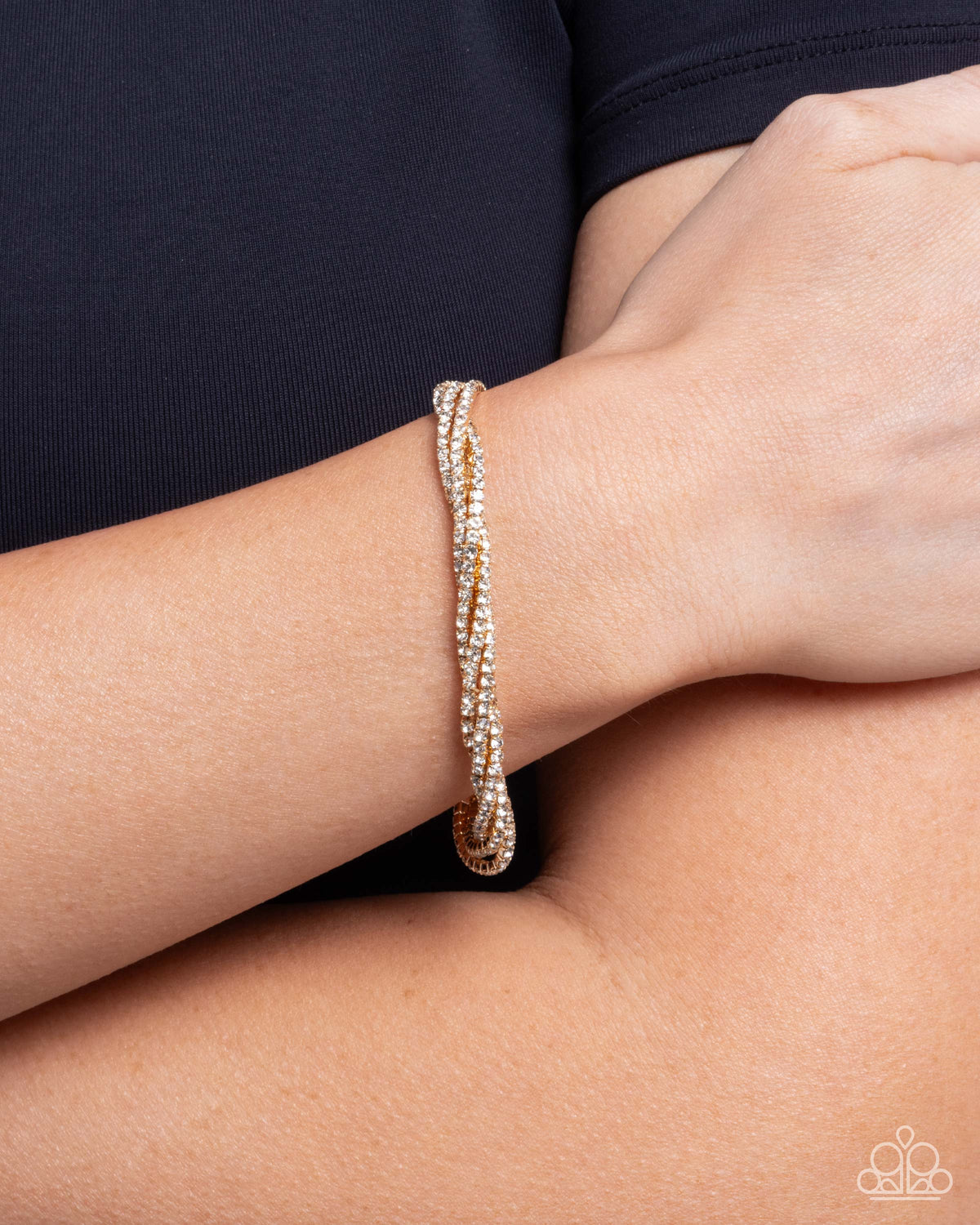 Twisted Triumph Gold Bracelet