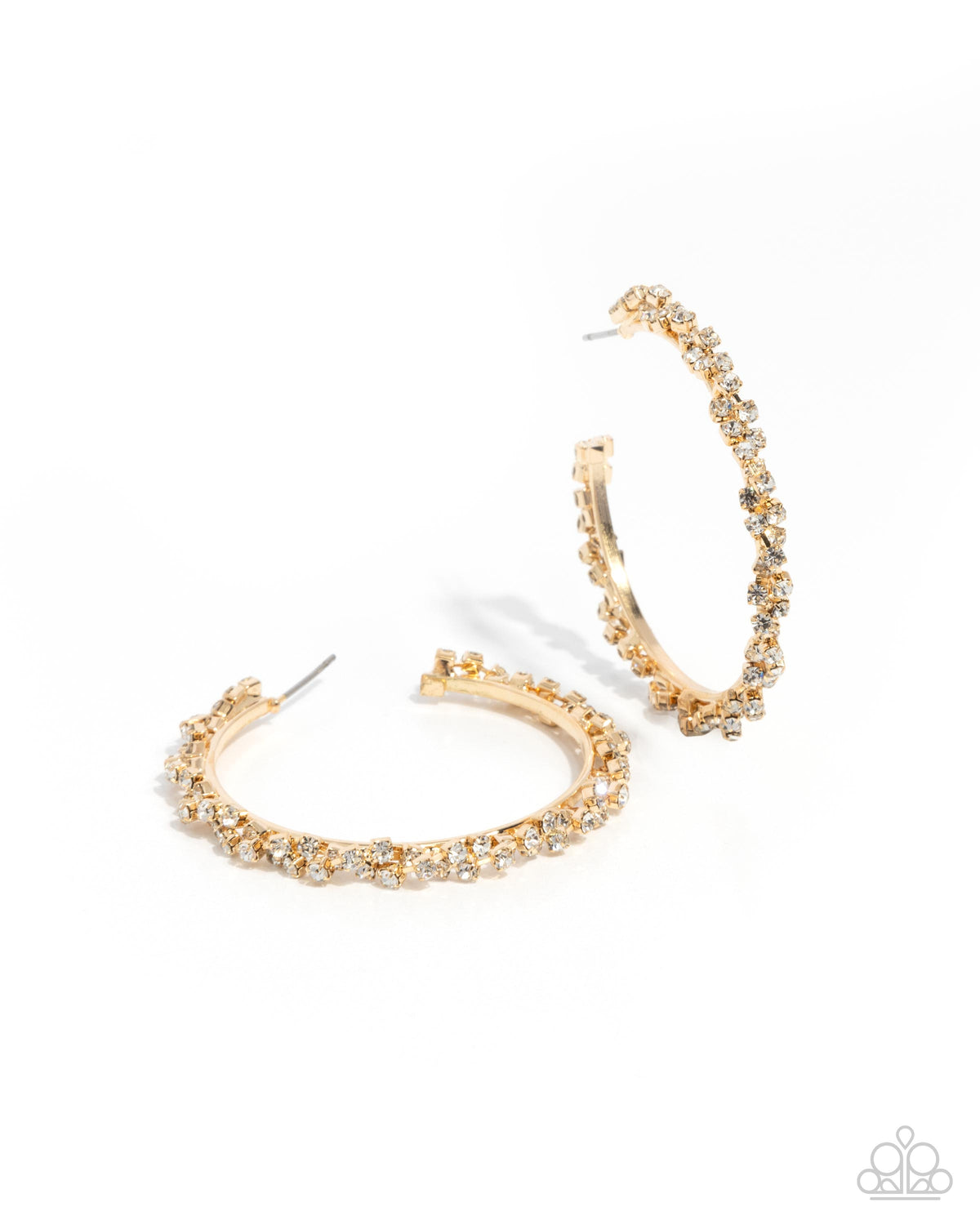 Divine Decoding Gold Hoops