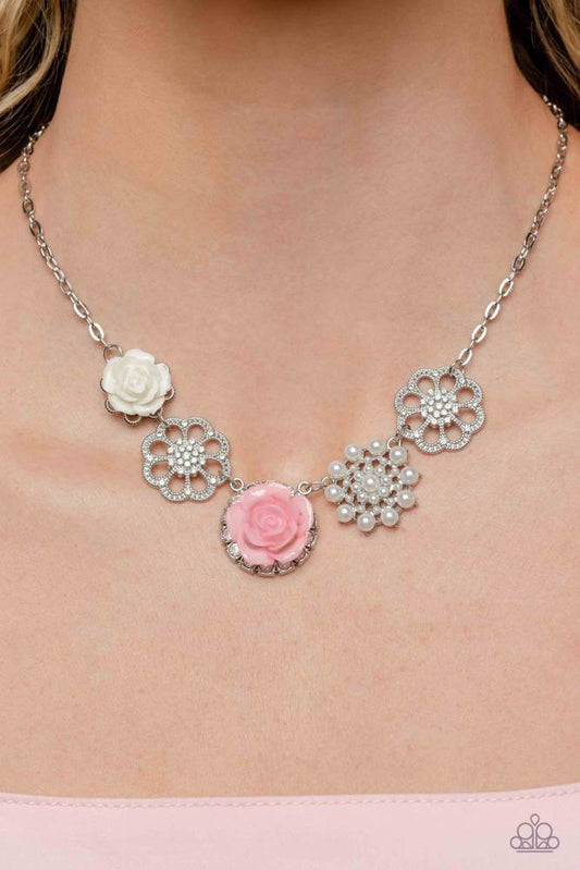 Tea Party Favors Pink Necklace