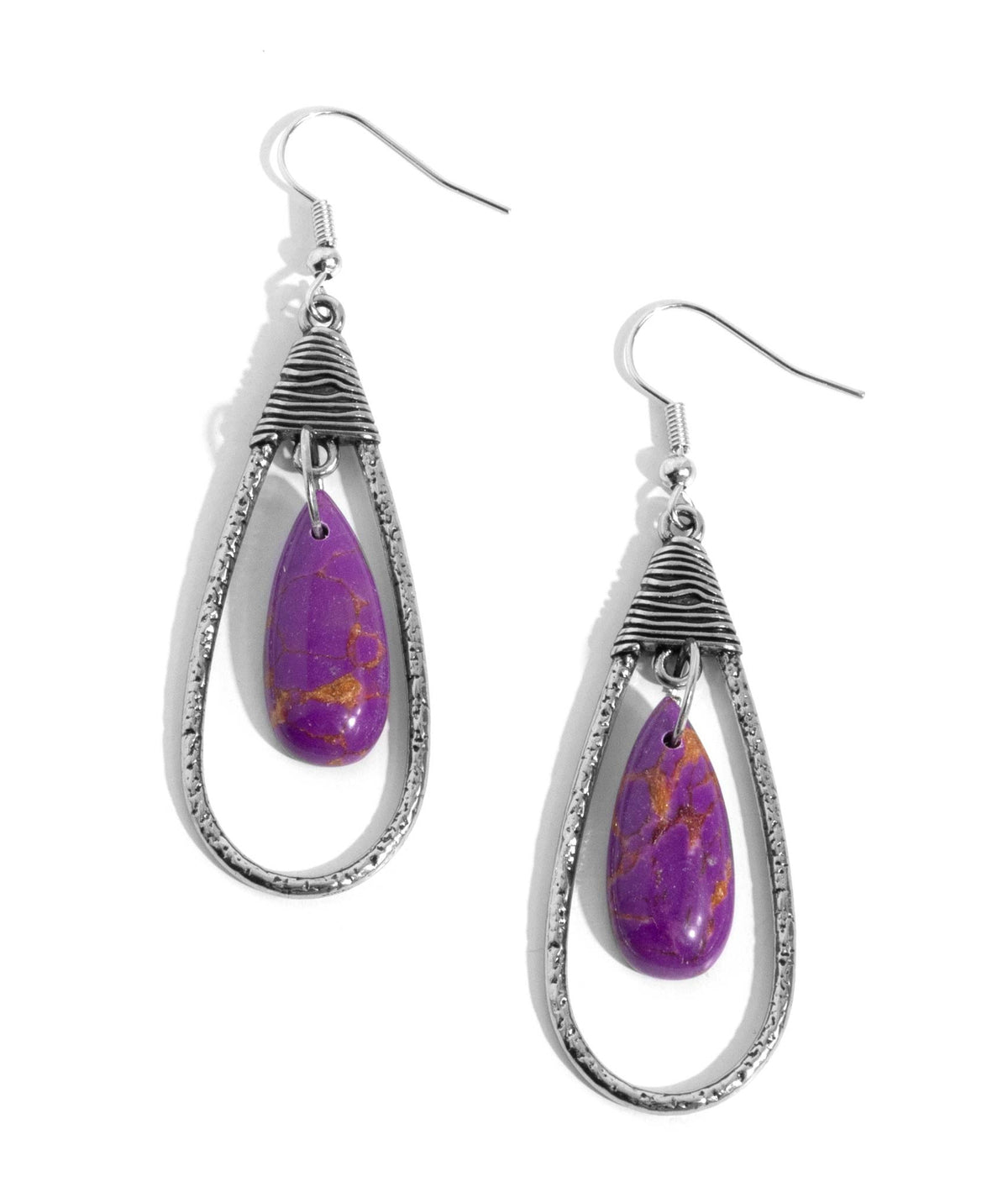 Neatly Natural Purple Earrings