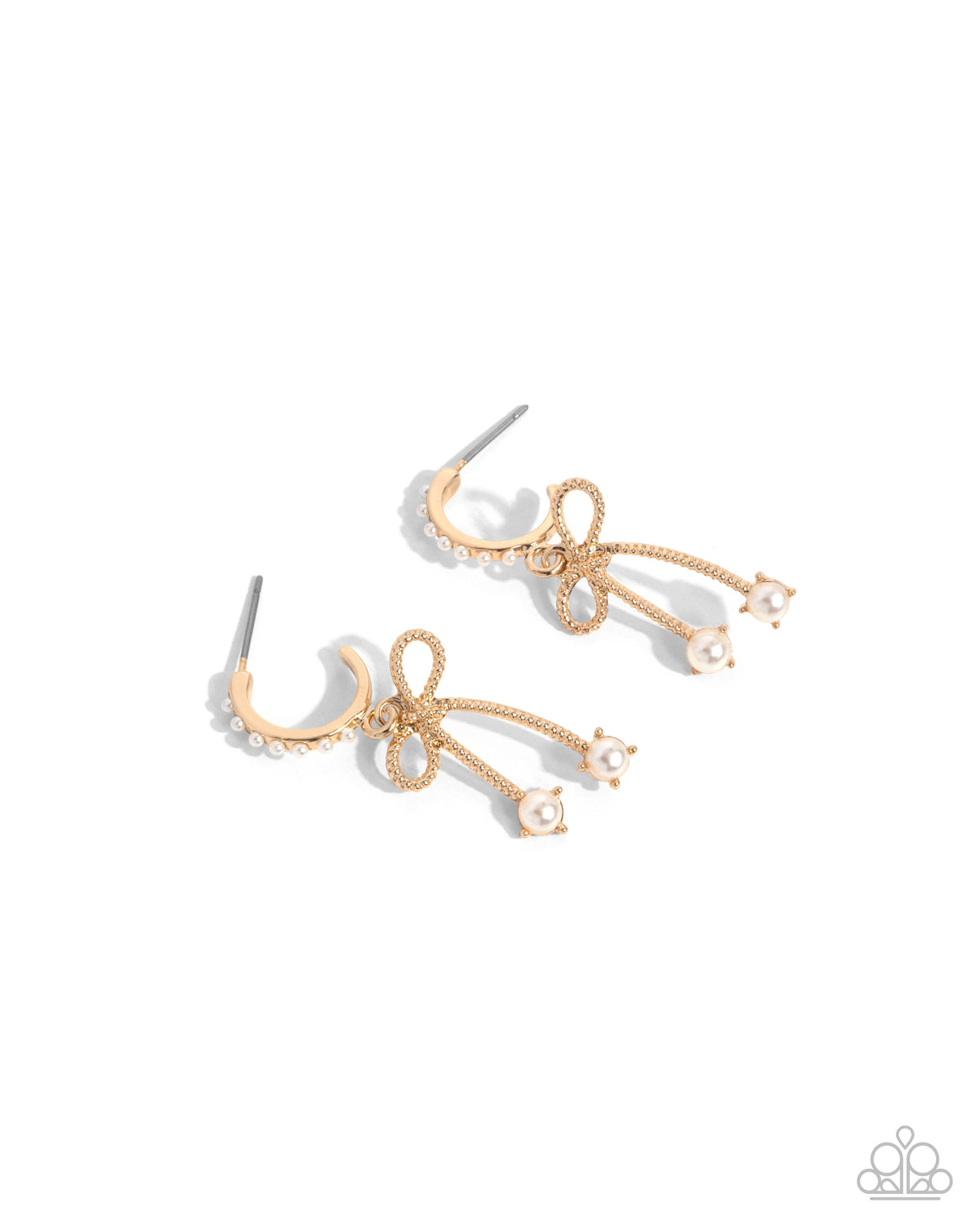 Charming Coquette Gold Hoops