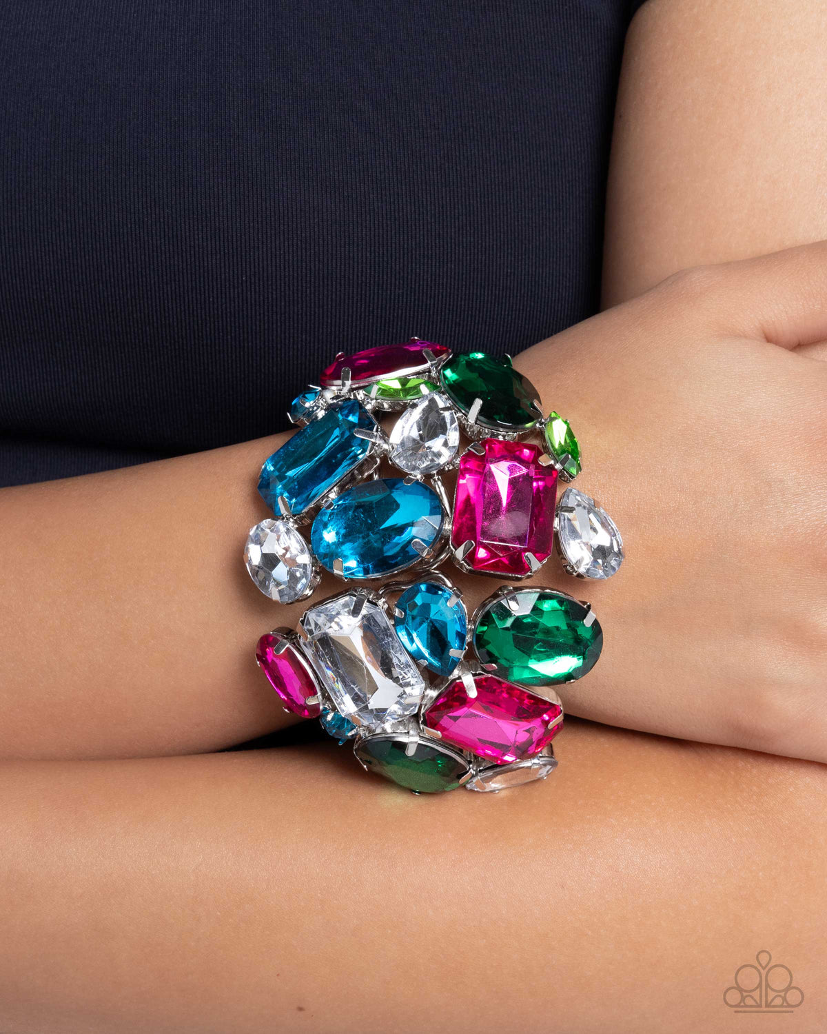 Chic Coronation Multi Hinge Bracelet