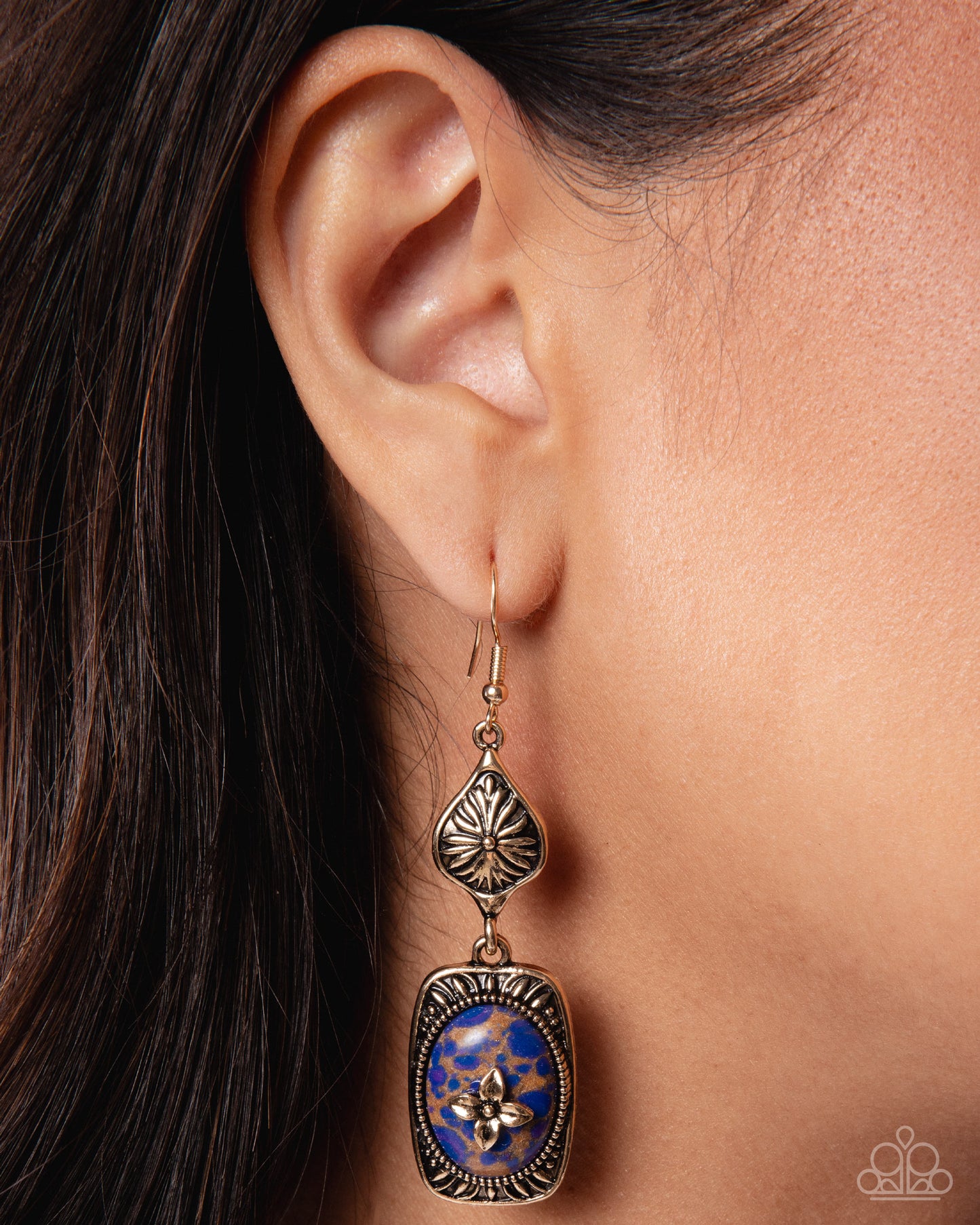 Earthy Expedition Purple Earrings