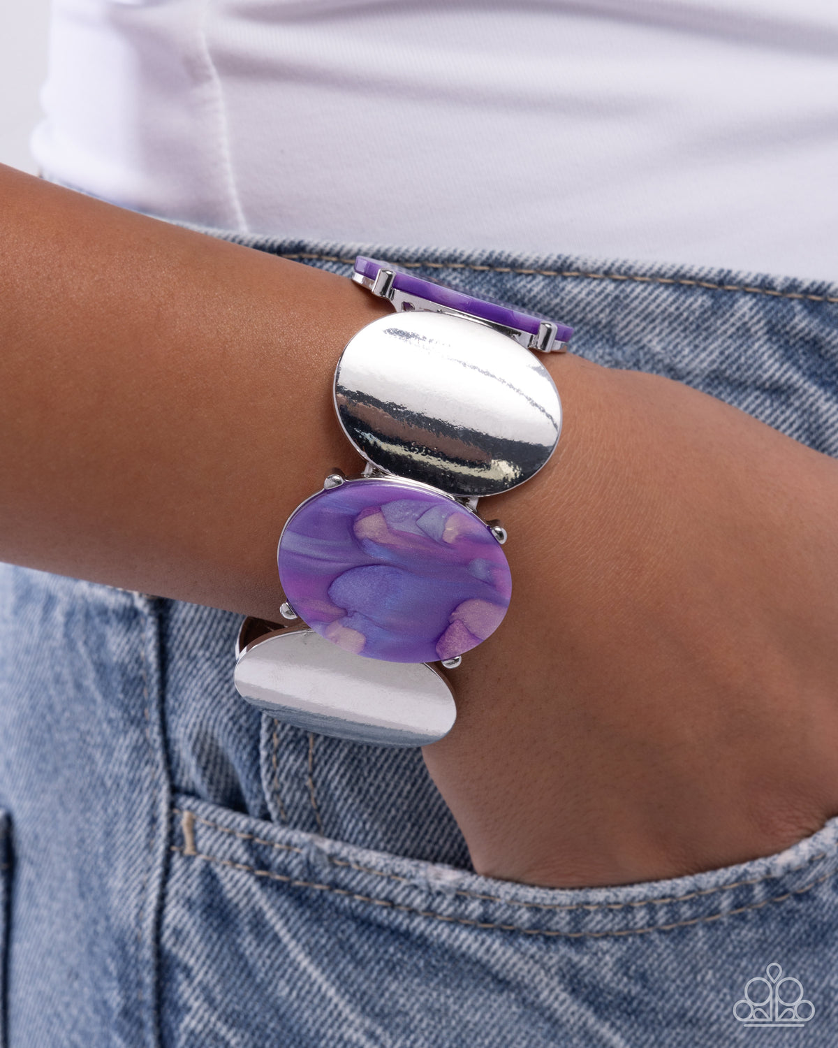 Longing for More Purple Bracelet