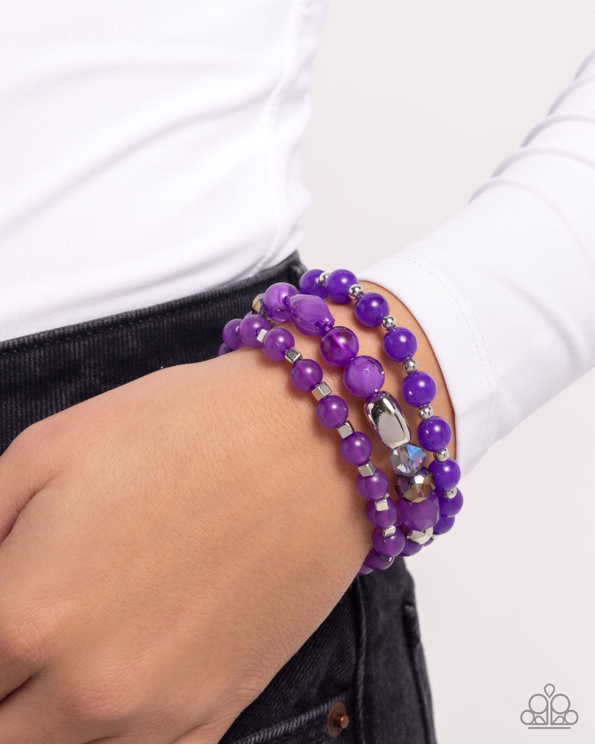 Breathtaking Beat Purple Bracelet