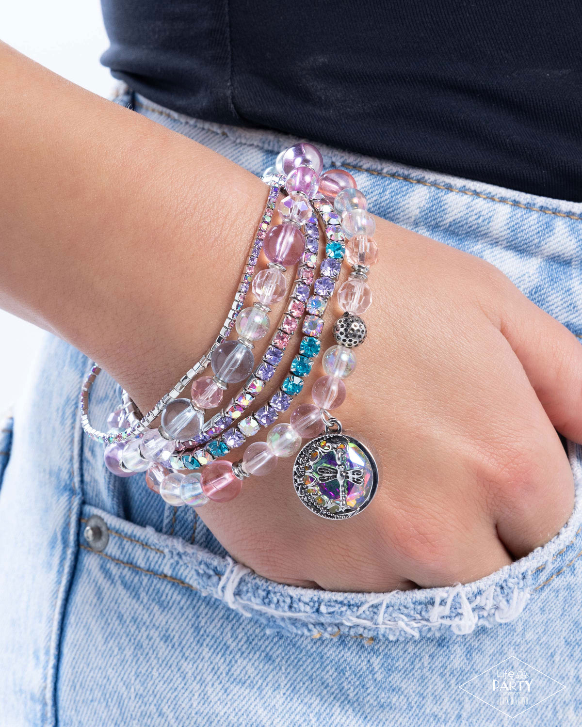 Dream On Dragonfly Multi Bracelet