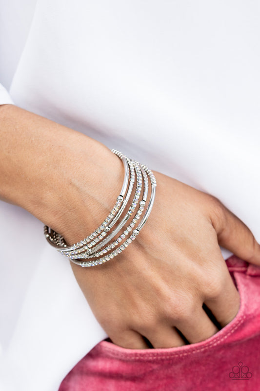 Camera Shy Simmer Multi Coil Bracelet