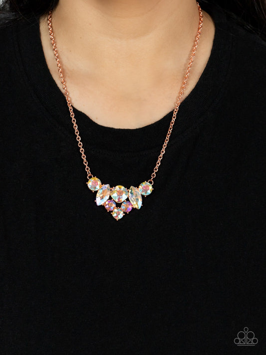 Lavishly Loaded Copper Necklace