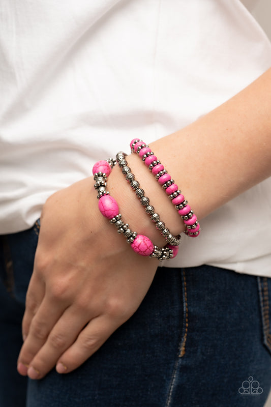 Take by SANDSTORM Pink Bracelet