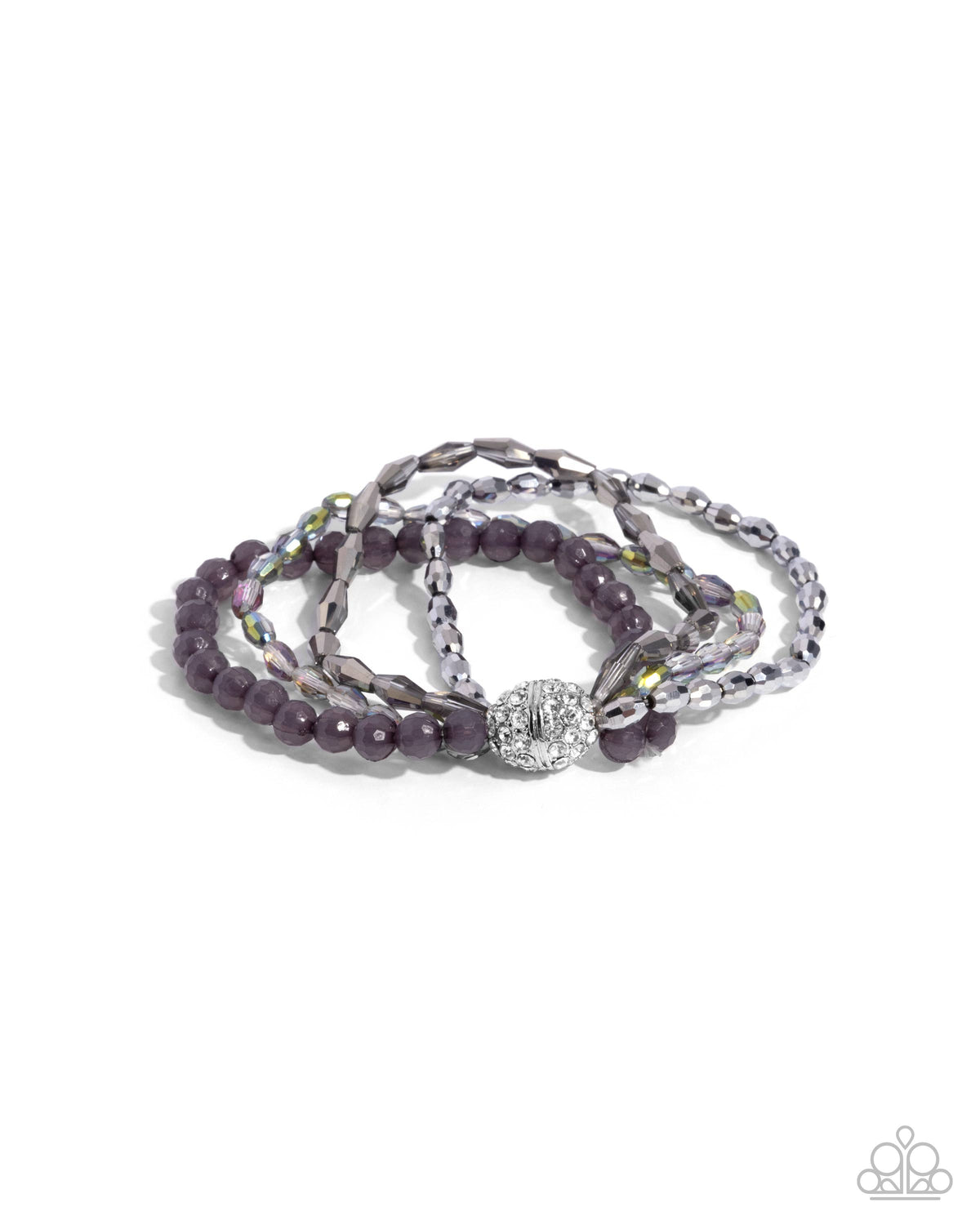Beaded Boundary Silver Bracelet