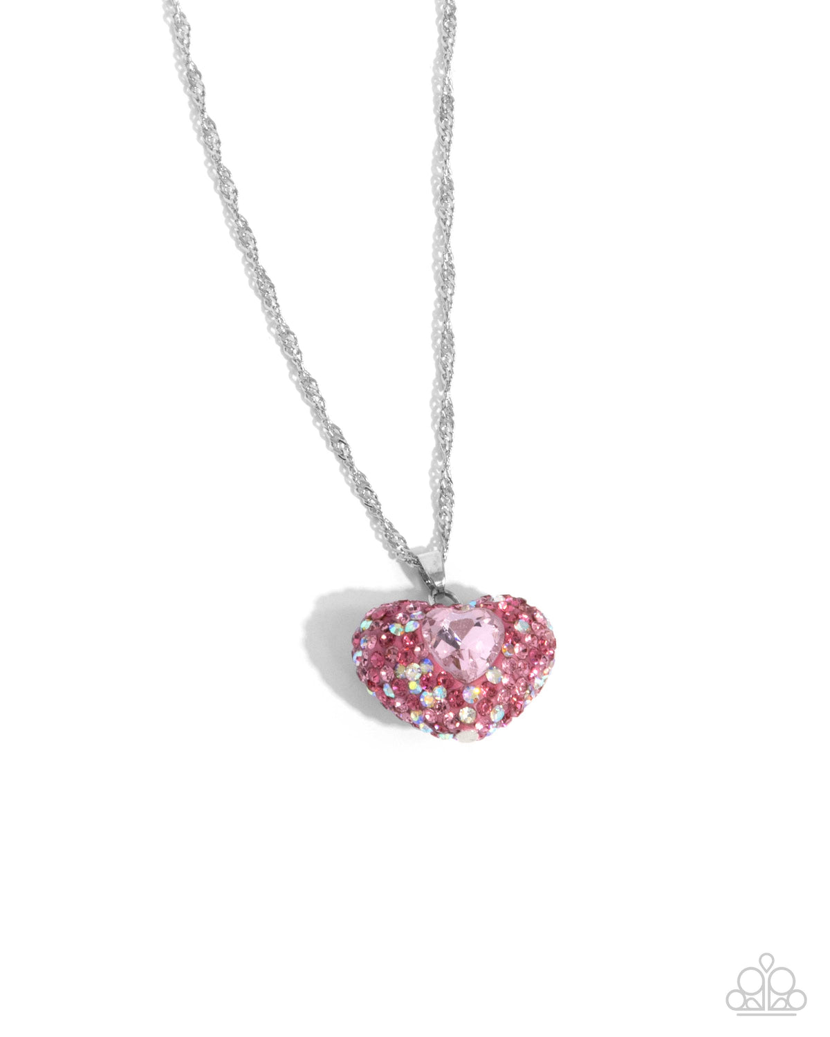 Best Of My Heart Pink Necklace