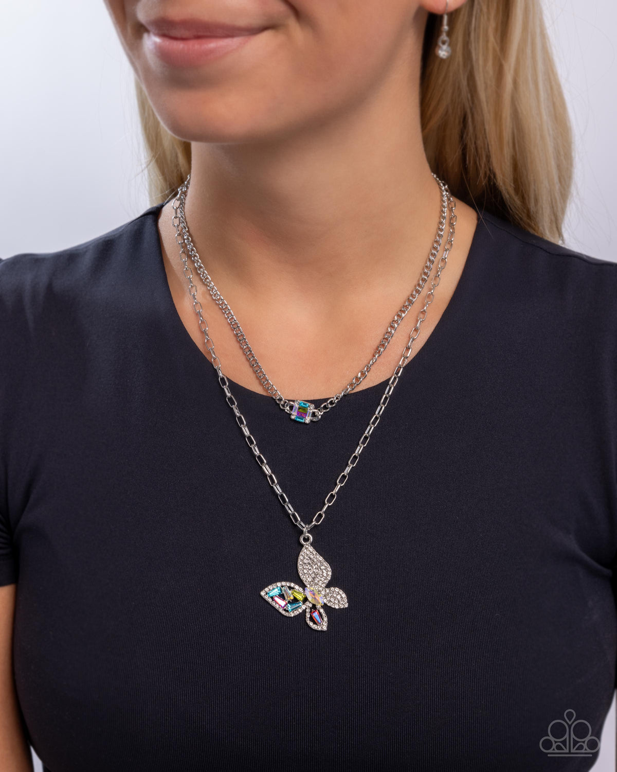Hovering Headline Multi Necklace