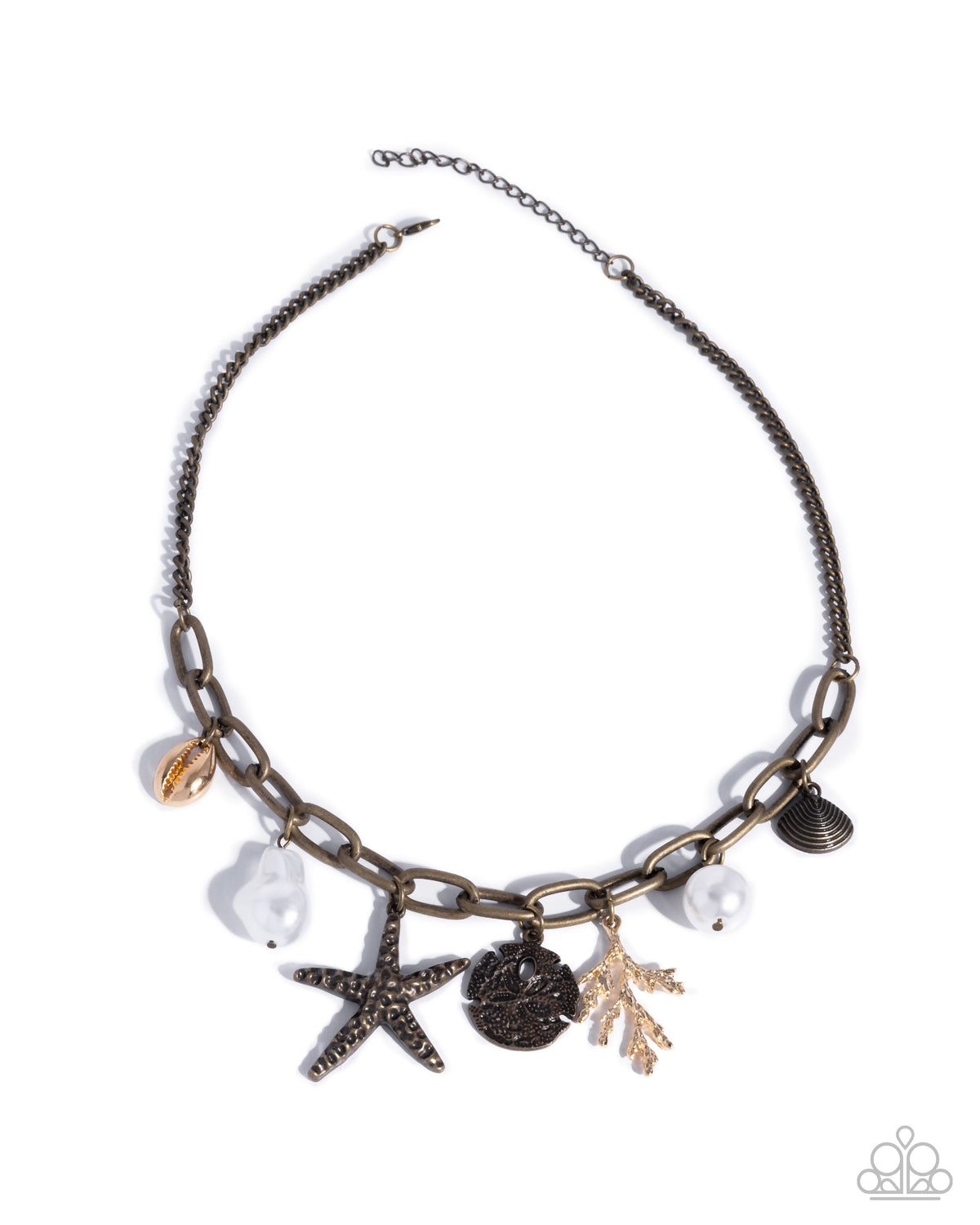 Coral Collection Brass Necklace