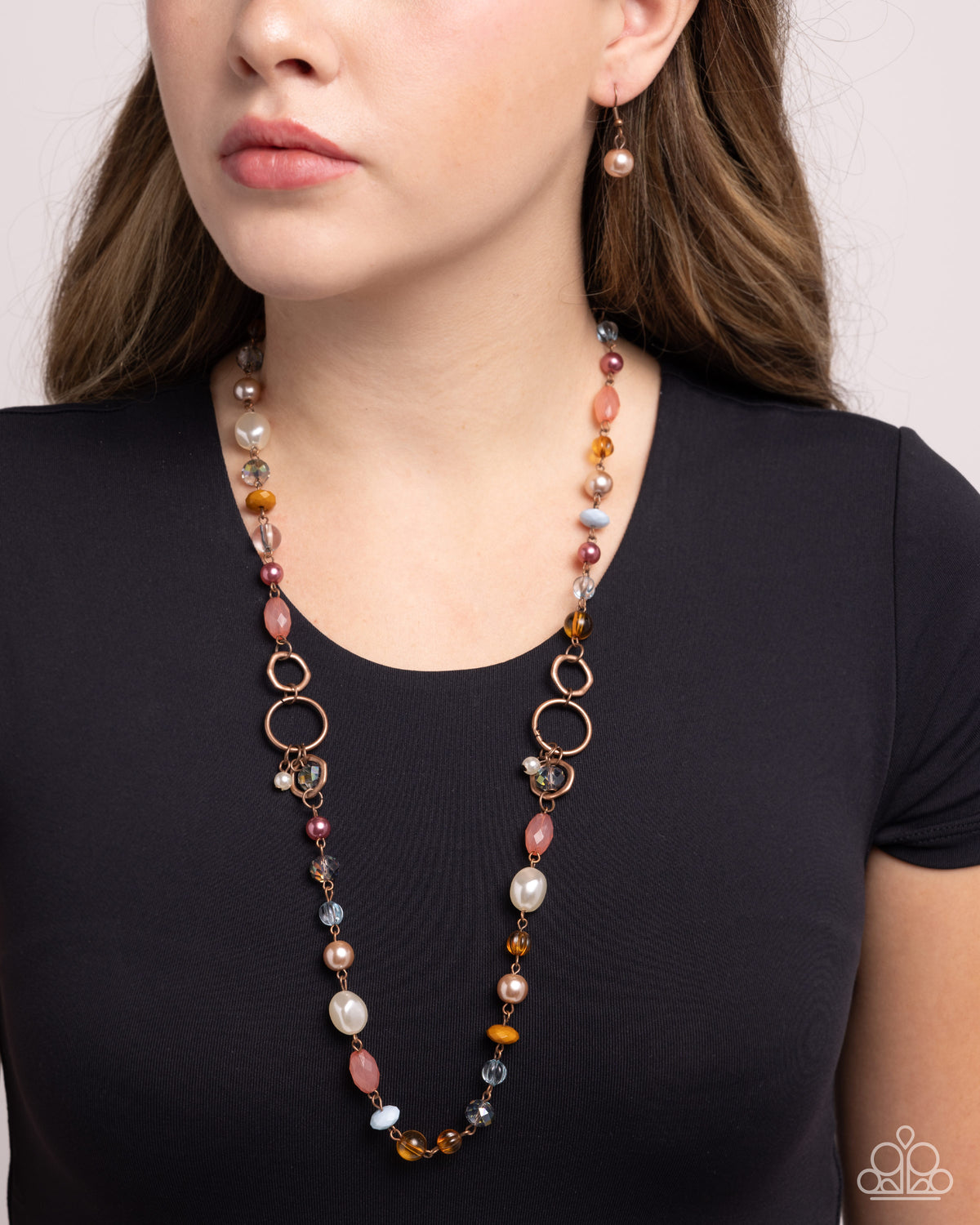 Eclectic Embrace Copper Necklace