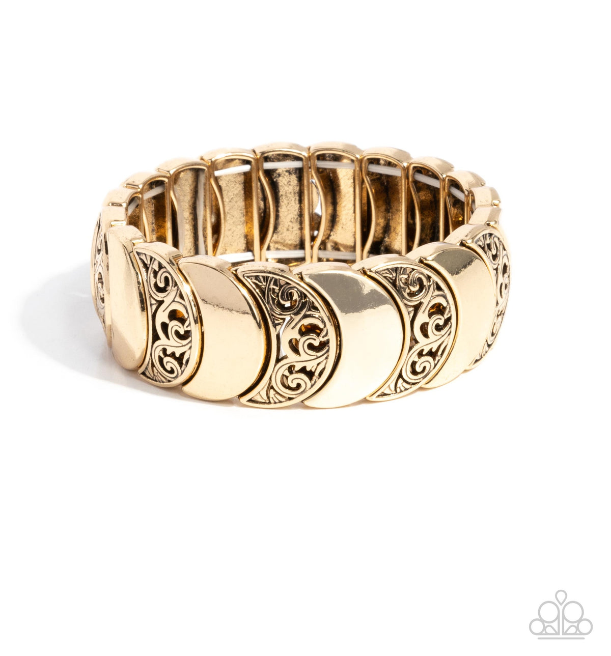Filigree Flair Gold Bracelet