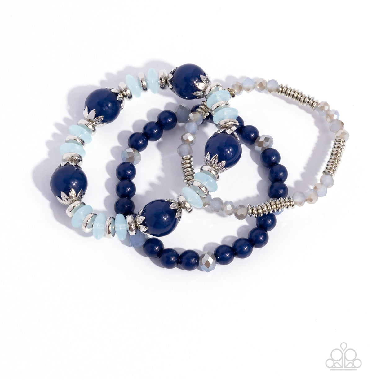 Flashy Frugality Blue Bracelet
