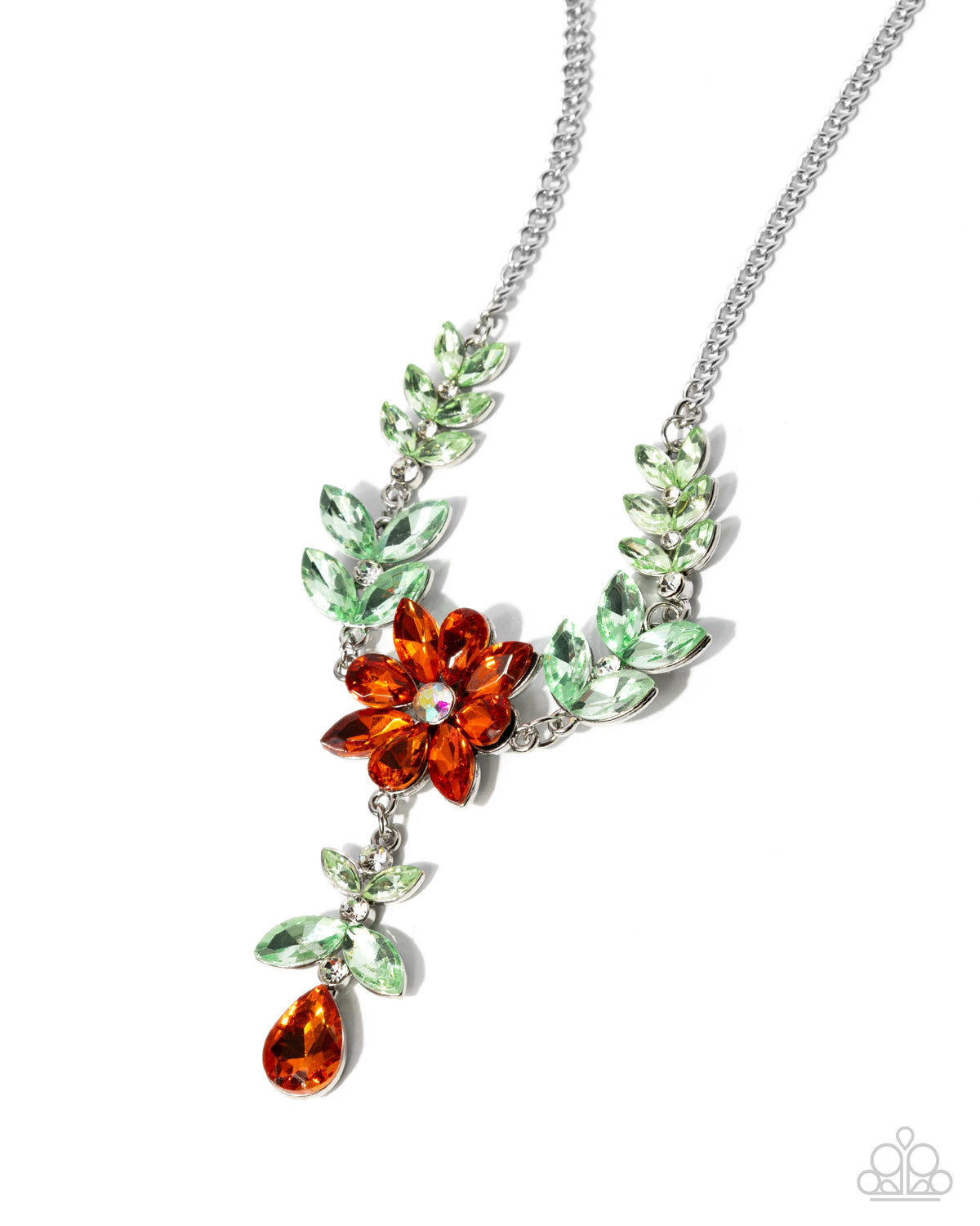 Bouquet Backdrop Orange Necklace