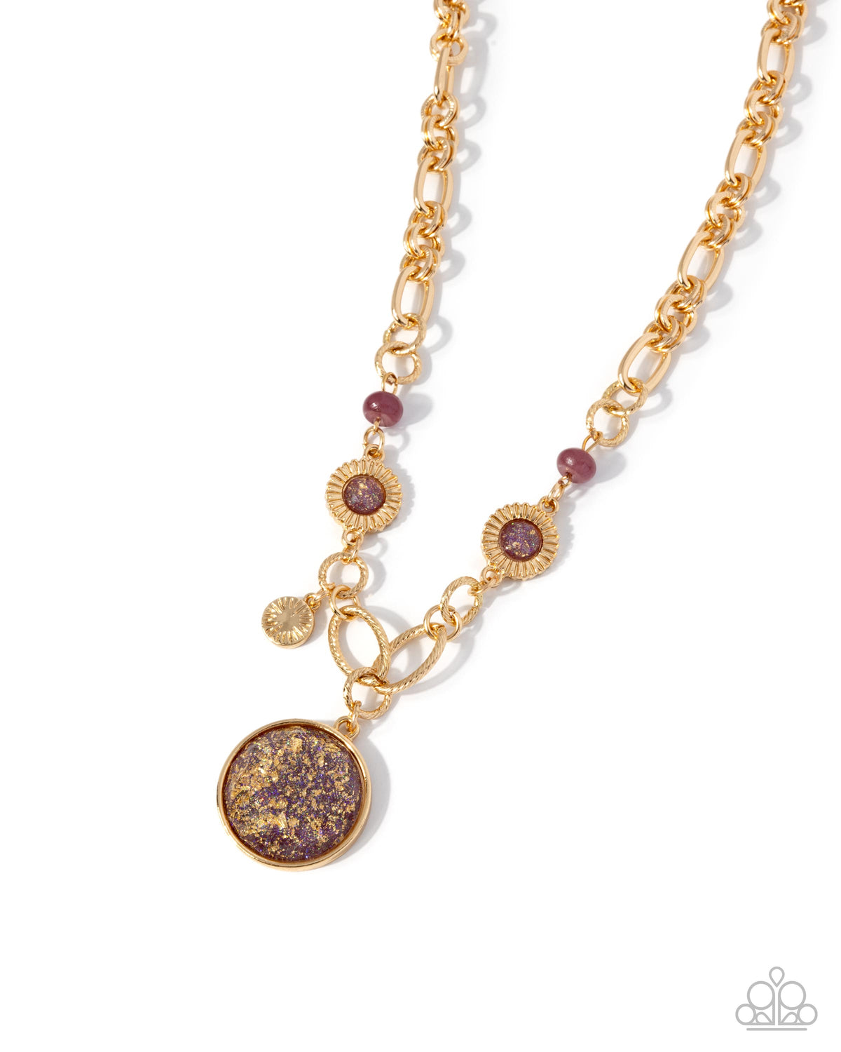 FLECKS Big Thing Purple Necklace