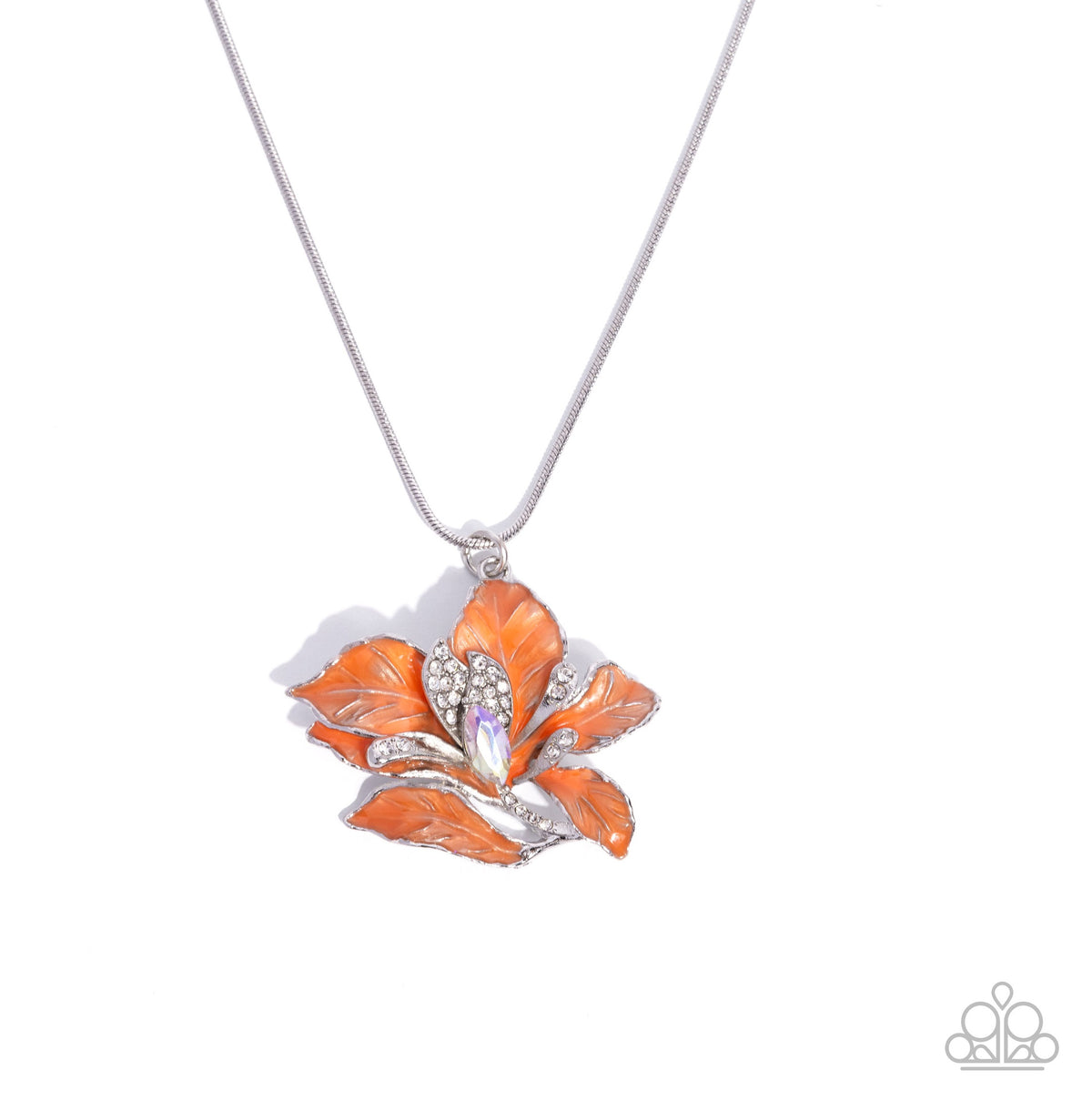 Autumnal Alliance Orange Necklace