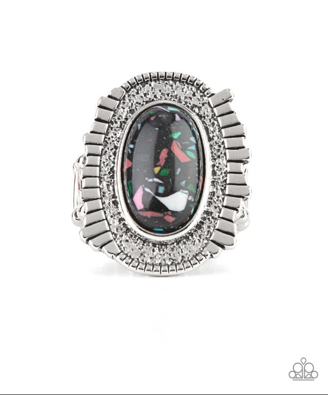 Terrazzo Trendsetter Black Ring
