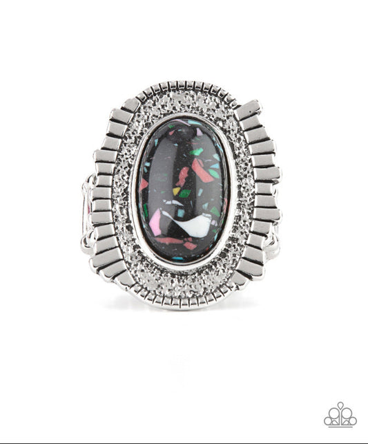 Terrazzo Trendsetter Black Ring