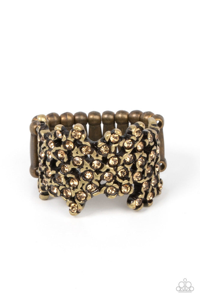 Sizzling Shimmer Brass Ring