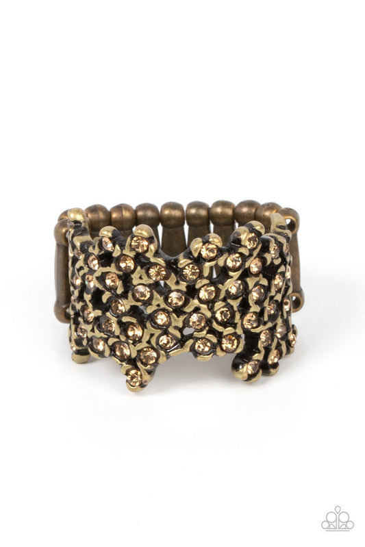 Sizzling Shimmer Brass Ring
