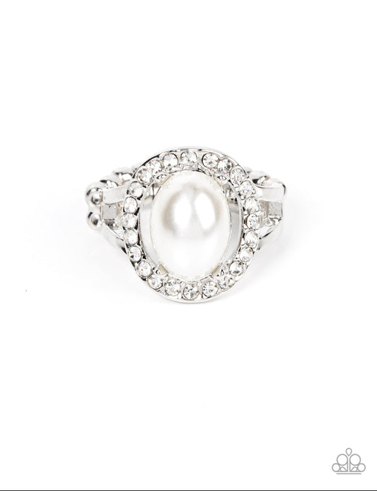 Seize the Shimmer White Ring