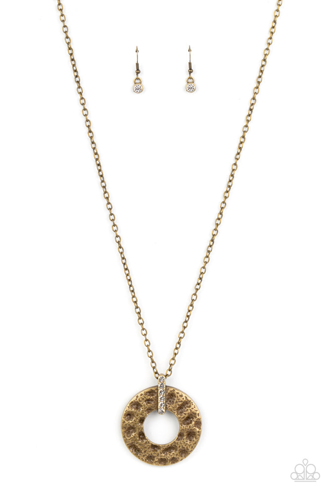 Modern Memento Brass Necklace