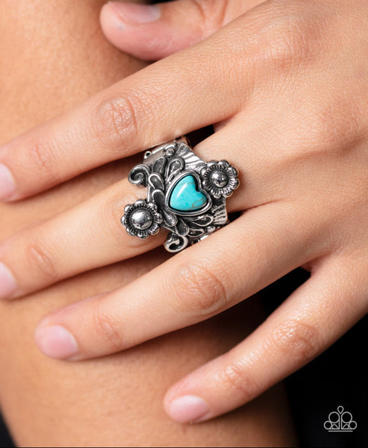 Trailblazing Tribute Blue Ring