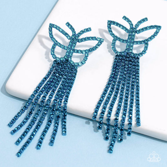 Billowing Butterflies Blue Posts